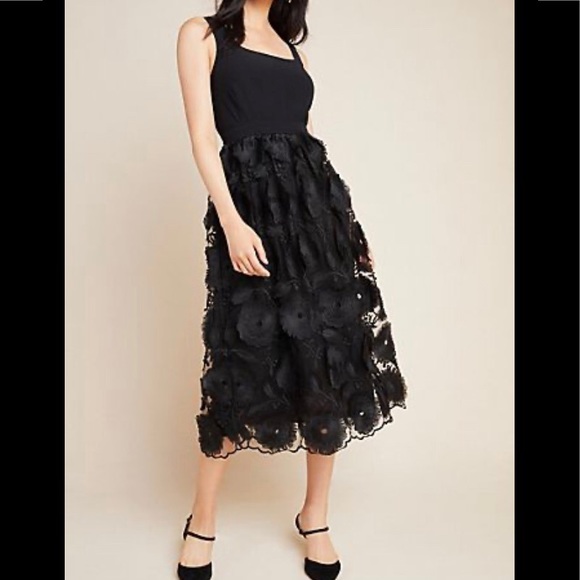 Anthropologie Dresses & Skirts - Anthropology Black Dress Size 4P